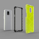 For Xiaomi Redmi Note 9 Pro Shockproof Honeycomb PC + TPU Protective Case(Blue)