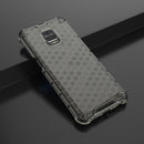 For Xiaomi Redmi Note 9 Pro Shockproof Honeycomb PC + TPU Protective Case(Black)