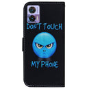 For Motorola Edge 30 Neo / Edge 30 Lite Coloured Drawing Leather Phone Case(Anger)