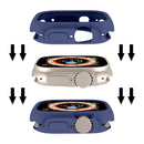 For Apple Watch Ultra 49mm Candy TPU Protective Case(Royal Blue)