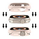 For Apple Watch Ultra 49mm Candy TPU Protective Case(Light Pink)