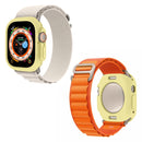 For Apple Watch Ultra 49mm Candy TPU Protective Case(Yellow)