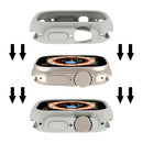 For Apple Watch Ultra 49mm Candy TPU Protective Case(Dark Grey)