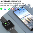 KS01 1.85 Inch Smart Watch Supports Blood Glucose Detection, Blood Pressure Detection, Blood Oxygen Detection(Black)