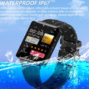 KS01 1.85 Inch Smart Watch Supports Blood Glucose Detection, Blood Pressure Detection, Blood Oxygen Detection(Black)