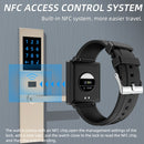 KS01 1.85 Inch Smart Watch Supports Blood Glucose Detection, Blood Pressure Detection, Blood Oxygen Detection(Black)