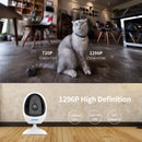 ESCAM QF006 3MP 1296P HD Indoor Wireless PTZ IP Camera IR Night Vision AI Humanoid Detection Home Security CCTV Monitor, Plug Type:US Plug(White)