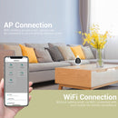 ESCAM QF006 3MP 1296P HD Indoor Wireless PTZ IP Camera IR Night Vision AI Humanoid Detection Home Security CCTV Monitor, Plug Type:US Plug(White)