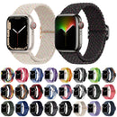 Buckle Nylon Braided Watch Band For Apple Watch Series 8&7 41mm / SE 2&6&SE&5&4 40mm / 3&2&1 38mm(Starlight Colorful)