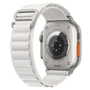 For Apple Watch Ultra 49mm Nylon Watch Band(White)