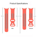 For Google Pixel Watch Two-Color Silicone Watch Band Man(Black Red)