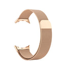 For Google Pixel Watch Milanese Stainless Steel Metal Watch Band(Rose Gold)