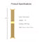 For Google Pixel Watch Milanese Stainless Steel Metal Watch Band (Champagne Gold)