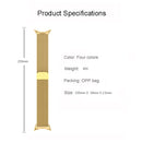 For Google Pixel Watch Milanese Stainless Steel Metal Watch Band(Gold)