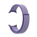 For Google Pixel Watch Nylon Woven Watch Band(Blue Purple)