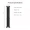 For Google Pixel Watch Nylon Woven Watch Band(Black)