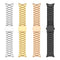 For Google Pixel Watch Three Strains Stainless Steel Metal Watch Band(Silver)