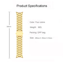 For Google Pixel Watch Three Strains Stainless Steel Metal Watch Band(Rose Gold)