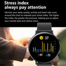 HAMTOD GW33S 1.28 inch TFT Screen Smart Watch, Support Heart Rate Detection / Blood Pressure Detection / Blood Oxygen Detection(Black)