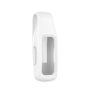 For Fitbit Inspire 3 Steel Sheet Silicone Protective Clip Case Cover(White)