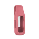 For Fitbit Inspire 3 Steel Sheet Silicone Protective Clip Case Cover(Red)