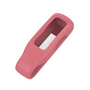 For Fitbit Inspire 3 Steel Sheet Silicone Protective Clip Case Cover(Red)