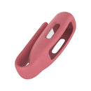 For Fitbit Inspire 3 Steel Sheet Silicone Protective Clip Case Cover(Red)