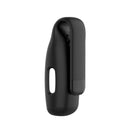 For Fitbit Inspire 3 Steel Sheet Silicone Protective Clip Case Cover(Black)