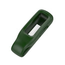For Fitbit Inspire 3 Steel Sheet Silicone Protective Clip Case Cover(Army Green)
