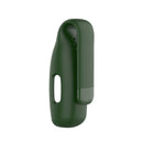 For Fitbit Inspire 3 Steel Sheet Silicone Protective Clip Case Cover(Army Green)