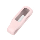 For Fitbit Inspire 3 Steel Sheet Silicone Protective Clip Case Cover(Rose Pink)