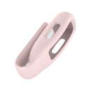 For Fitbit Inspire 3 Steel Sheet Silicone Protective Clip Case Cover(Rose Pink)