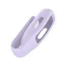 For Fitbit Inspire 3 Steel Sheet Silicone Protective Clip Case Cover(Light Purple)