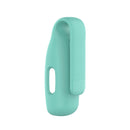 For Fitbit Inspire 3 Steel Sheet Silicone Protective Clip Case Cover(Mint Green)