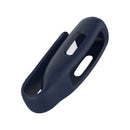 For Fitbit Inspire 3 Steel Sheet Silicone Protective Clip Case Cover(Midnight Blue)