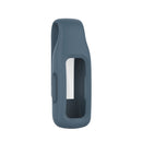 For Fitbit Inspire 3 Steel Sheet Silicone Protective Clip Case Cover(Rock Cyan)