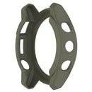For Garmin Enduro2 / Tactix7 Armor Hollow TPU Watch Case(Jungle Green)