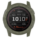 For Garmin Enduro2 / Tactix7 Armor Hollow TPU Watch Case(Jungle Green)