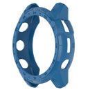 For Garmin Enduro2 / Tactix7 Armor Hollow TPU Watch Case(Dark Blue)
