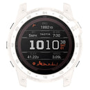 For Garmin Enduro2 / Tactix7 Armor Hollow TPU Watch Case(Lvory White)