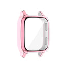 For Garmin Venu Sq 2 Full Coverage TPU Electroplating Watch Case(Pink)