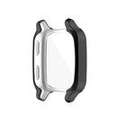 For Garmin Venu Sq 2 Full Coverage TPU Electroplating Watch Case(Black)