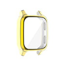For Garmin Venu Sq 2 Full Coverage TPU Electroplating Watch Case(Gold)