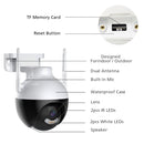 QX62 4MP HD Wireless WiFi Smart Surveillance Camera, Specification:EU Plug