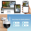 QX62 4MP HD Wireless WiFi Smart Surveillance Camera, Specification:UK Plug