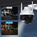 QX62 4MP HD Wireless WiFi Smart Surveillance Camera, Specification:UK Plug