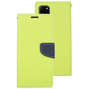 GOOSPERY FANCY DIARY For Galaxy S20+ Horizontal Flip PU Leather Case, with Holder & Card Slots & Wallet(Green)