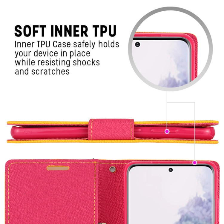 GOOSPERY FANCY DIARY For Galaxy S20+ Horizontal Flip PU Leather Case, with Holder & Card Slots & Wallet(Green)