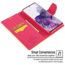 GOOSPERY FANCY DIARY For Galaxy S20+ Horizontal Flip PU Leather Case, with Holder & Card Slots & Wallet(Green)