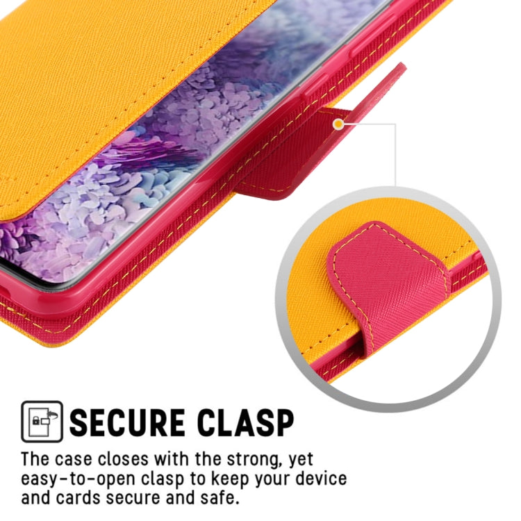 GOOSPERY FANCY DIARY For Galaxy S20+ Horizontal Flip PU Leather Case, with Holder & Card Slots & Wallet(Green)